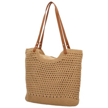 Dámska kabelka cez rameno béžová - MaxFly Ariadna