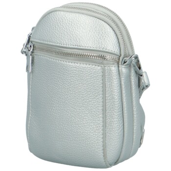 Dámska crossbody kabelka strieborná - MaxFly Megaira