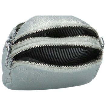 Dámska crossbody kabelka strieborná - MaxFly Megaira