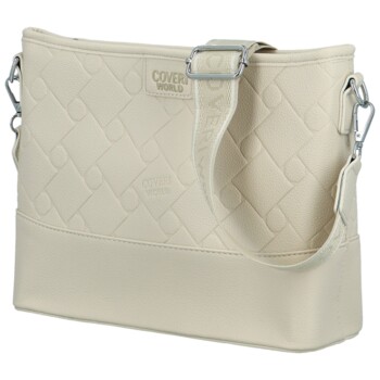 Dámska crossbody kabelka krémová - Coveri Dirké
