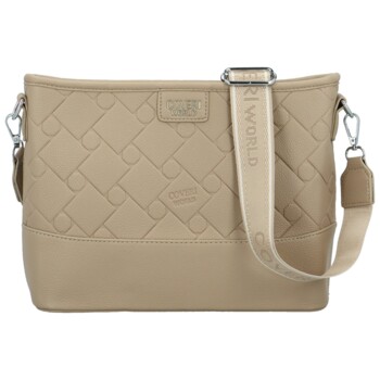 Dámska crossbody kabelka béžová - Coveri Dirké