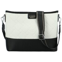 Dámska crossbody kabelka čiernobiela - Coveri Dirké