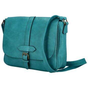 Dámska crossbody kabelka tyrkysová - Paolo bags Pinelopi