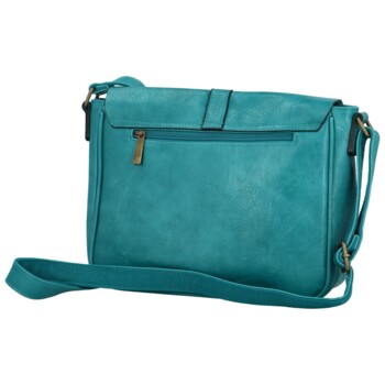 Dámska crossbody kabelka tyrkysová - Paolo bags Pinelopi