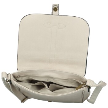 Dámska crossbody kabelka krémová - Paolo bags Pinelopi