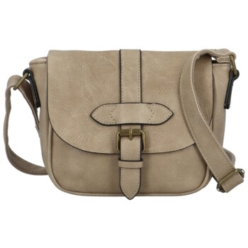 Dámska crossbody kabelka béžová - Paolo bags Safet