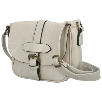 Dámska crossbody kabelka krémová - Paolo bags Safet