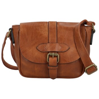 Dámska crossbody kabelka hnedá - Paolo bags Safet