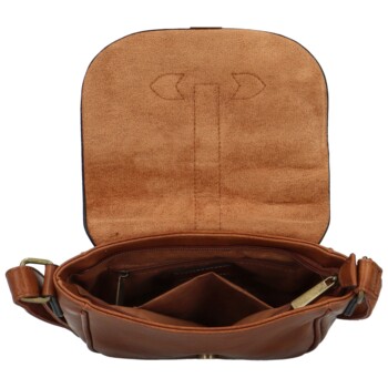 Dámska crossbody kabelka hnedá - Paolo bags Safet