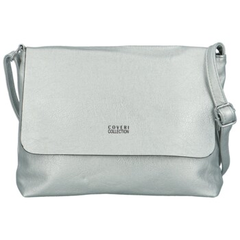 Dámska crossbody kabelka strieborná - Coveri Vaja