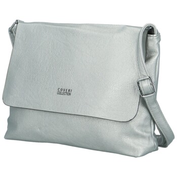 Dámska crossbody kabelka strieborná - Coveri Vaja