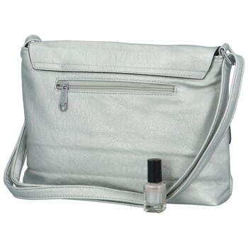Dámska crossbody kabelka strieborná - Coveri Vaja