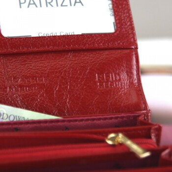 Dámska kožená peňaženka červená - Patrizia Katelee