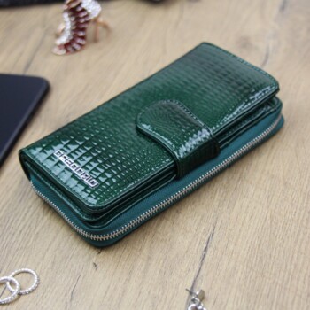 Dámska kožená peňaženka zelená - Gregorio Clodien