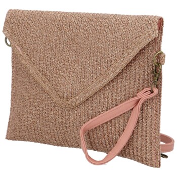 Dámska listová kabelka ružová - Firenze Paola