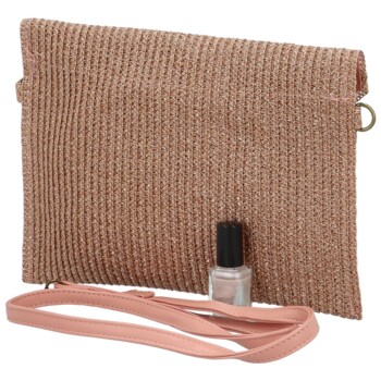 Dámska listová kabelka ružová - Firenze Paola