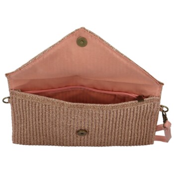 Dámska listová kabelka ružová - Firenze Paola