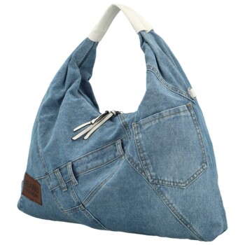 Dámska kabelka cez rameno svetlá/krémová - MaxFly Sabine