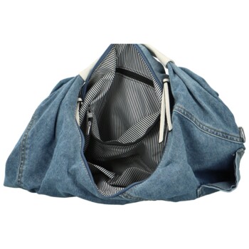 Dámska kabelka cez rameno svetlá/krémová - MaxFly Sabine