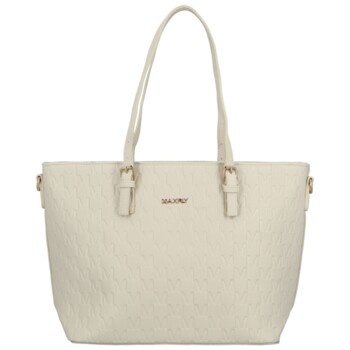 Dámska kabelka cez rameno krémová - MaxFly Percy