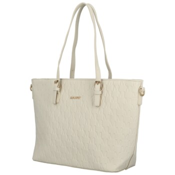 Dámska kabelka cez rameno krémová - MaxFly Percy