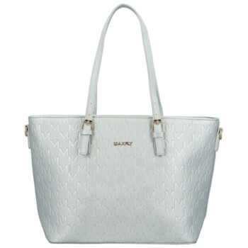 Dámska kabelka cez rameno strieborná - MaxFly Percy