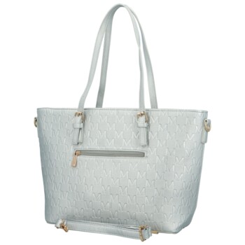 Dámska kabelka cez rameno strieborná - MaxFly Percy