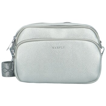 Dámska crossbody kabelka strieborná - MaxFly Saskia