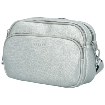 Dámska crossbody kabelka strieborná - MaxFly Saskia