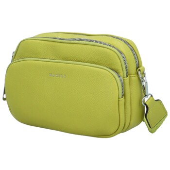 Dámska crossbody kabelka žltozelená - MaxFly Saskia
