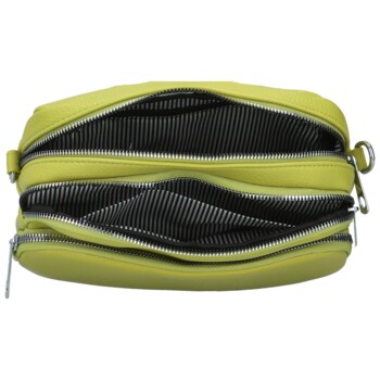 Dámska crossbody kabelka žltozelená - MaxFly Saskia