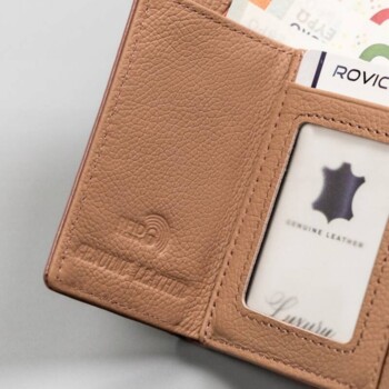 Dámska kožená peňaženka ružová - Rovicky Lupe