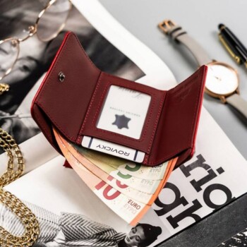 Dámska kožená peňaženka červená - Rovicky Lupe