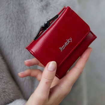 Dámska kožená peňaženka červená - Rovicky Lupe
