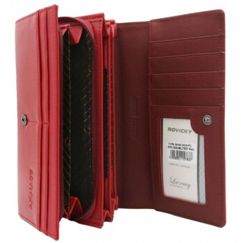 Dámska kožená peňaženka červená - Rovicky Carly