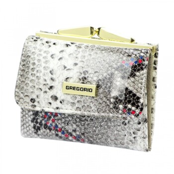 Dámska kožená peňaženka sivá - Gregorio Persida