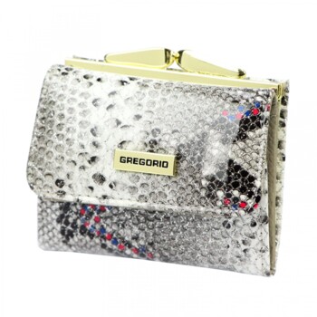 Dámska kožená peňaženka sivá - Gregorio Persida