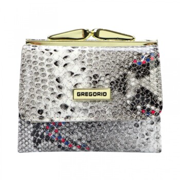 Dámska kožená peňaženka sivá - Gregorio Persida