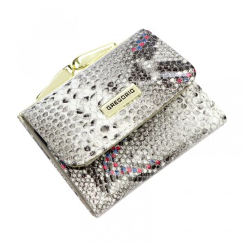 Dámska kožená peňaženka sivá - Gregorio Persida