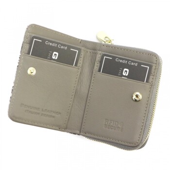 Dámska kožená peňaženka sivá - Gregorio Persida