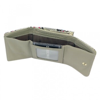 Dámska kožená peňaženka sivá - Gregorio Persida