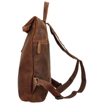 Kožený batoh camel - Greenwood Duster
