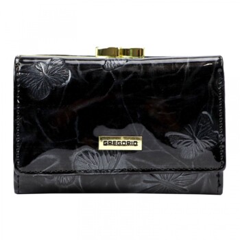 Dámska kožená peňaženka čierna - Gregorio Clarissa
