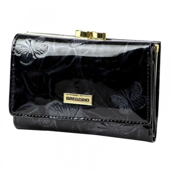 Dámska kožená peňaženka čierna - Gregorio Clarissa