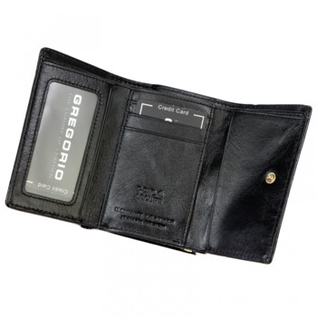 Dámska kožená peňaženka čierna - Gregorio Clarissa
