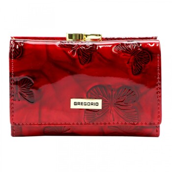 Dámska kožená peňaženka červená - Gregorio Clarissa