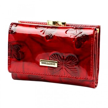 Dámska kožená peňaženka červená - Gregorio Clarissa