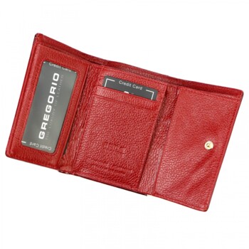Dámska kožená peňaženka červená - Gregorio Clarissa