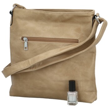 Dámska crossbody kabelka béžová - Romina & Co Bags Tomai