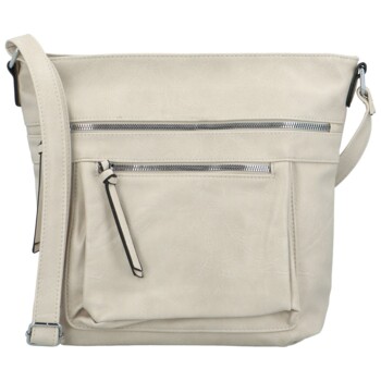 Dámska crossbody kabelka krémová - Firenze Julietta